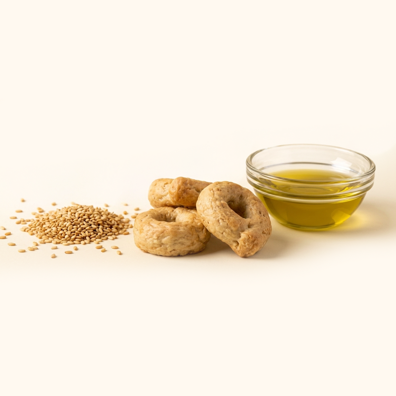 Dorellini Italian Tarallini – Sesame Seeds | 36 Snack Bags