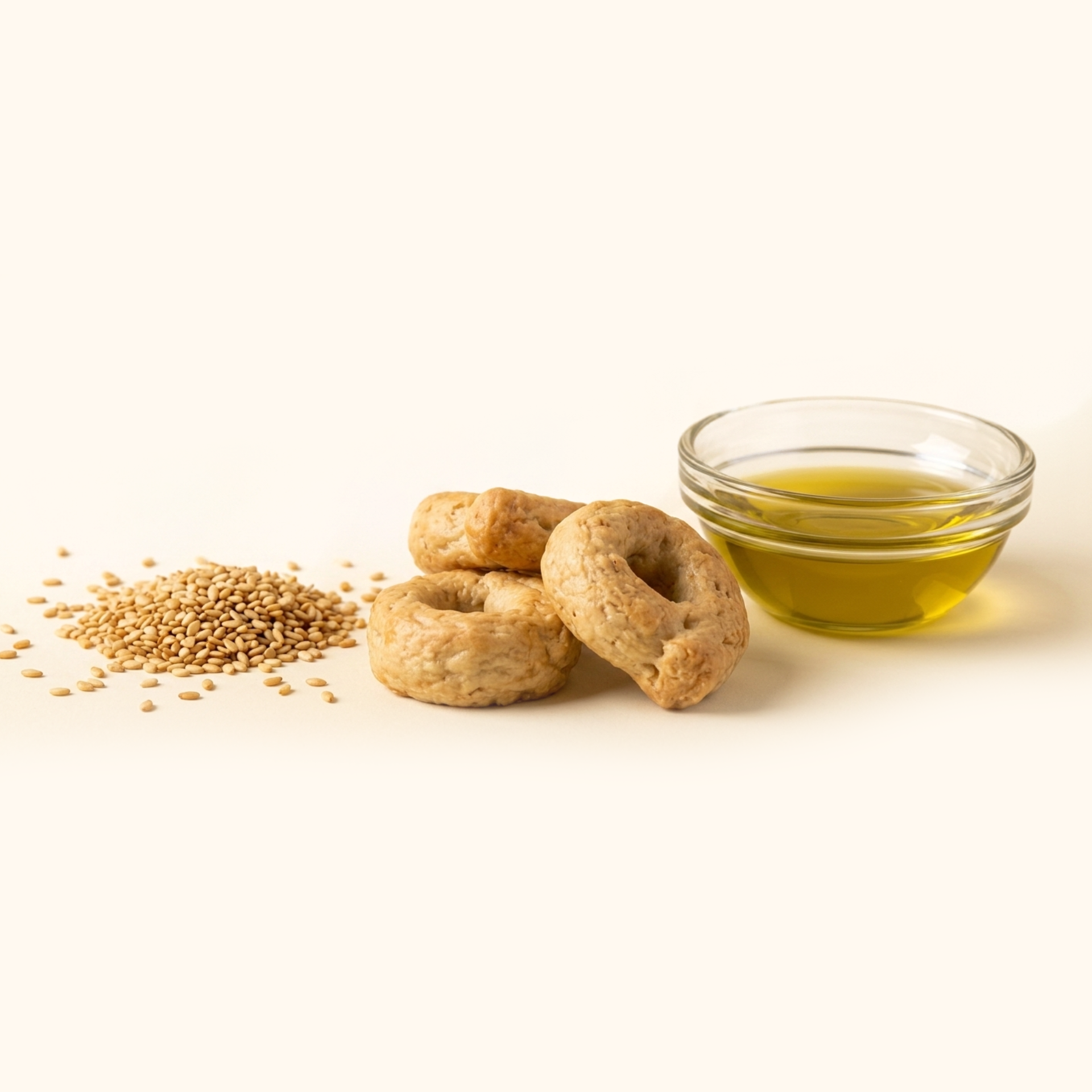 Dorellini Italian Tarallini – Sesame Seeds | 36 Snack Bags