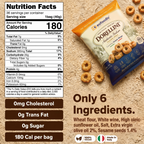 Dorellini Italian Tarallini – Sesame Seeds | 36 Snack Bags