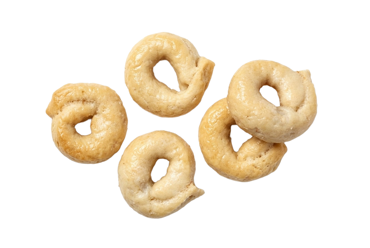 Golden Dorellini tarallini rings